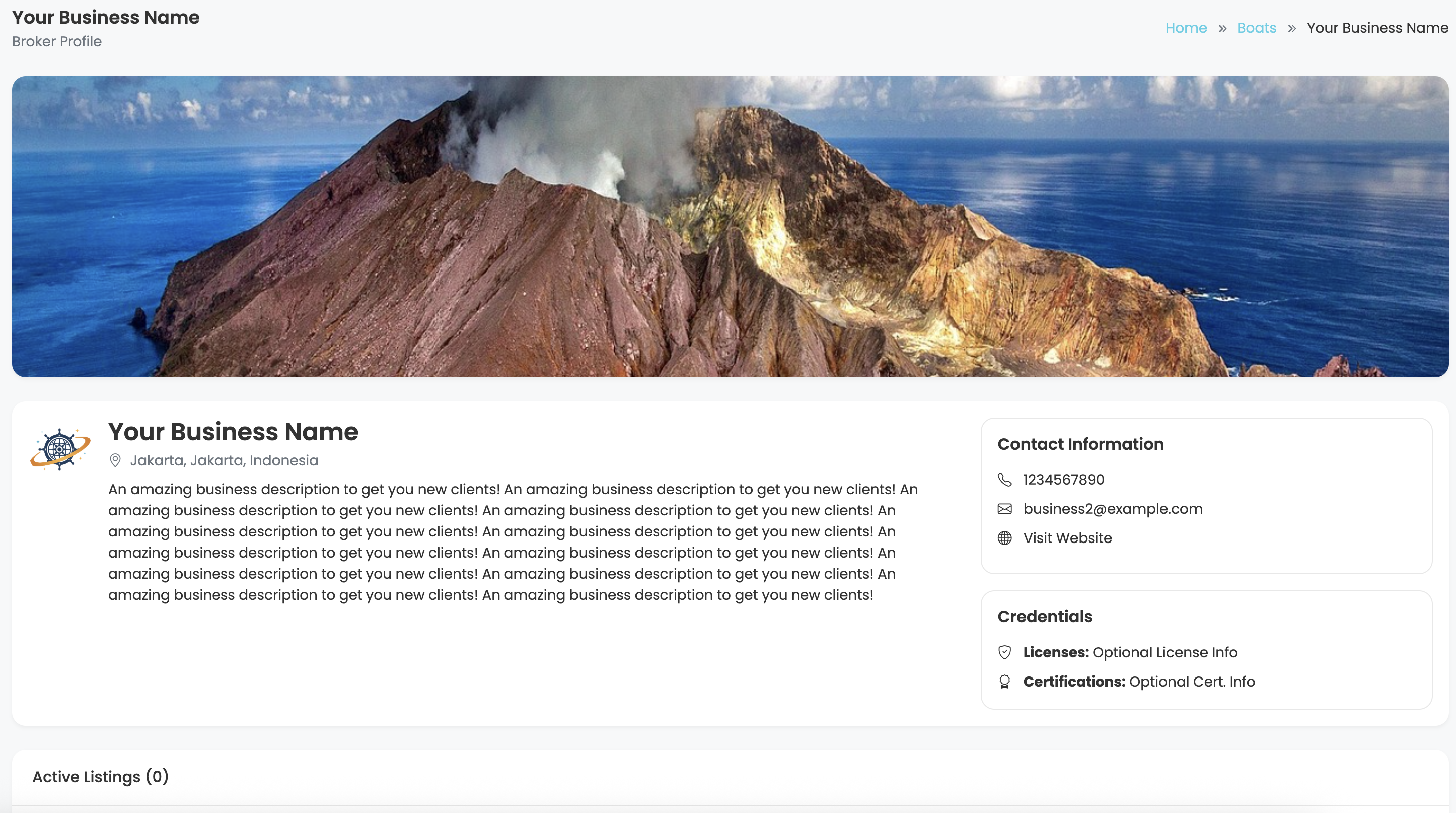 Public Broker Profile